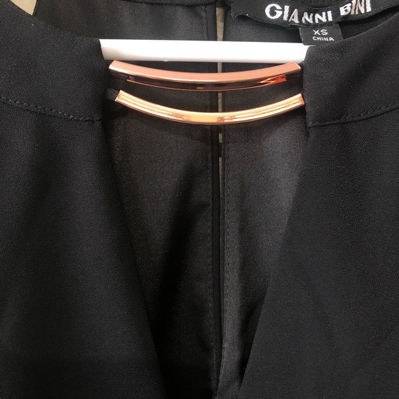 Gianni Bini Black Halter Swing Dress - Picture 4 of 10